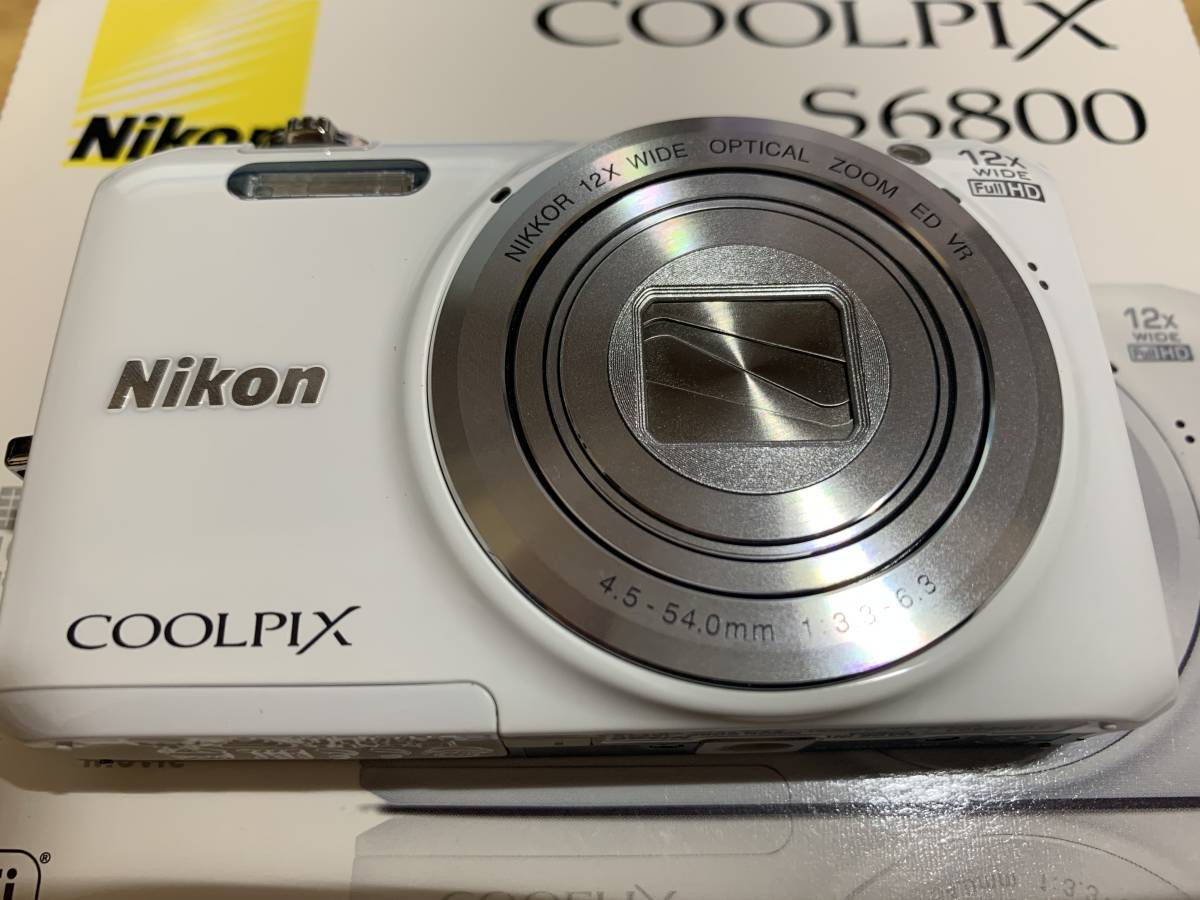Nikon COOLPIX S6800 ナチュラルホワイト NikonCOOLPIXS6800ナチュラル