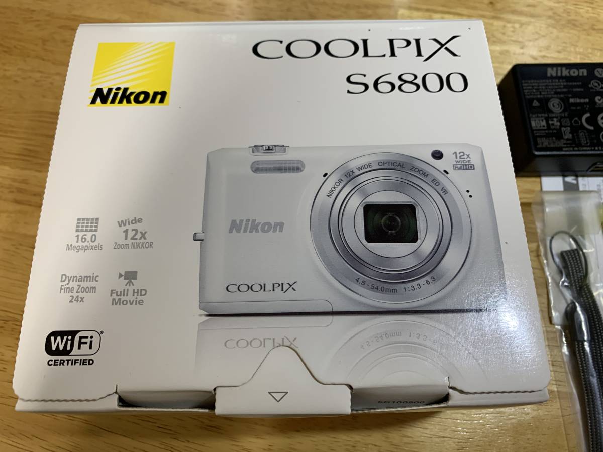 Nikon COOLPIX S6800 ナチュラルホワイト NikonCOOLPIXS6800ナチュラル