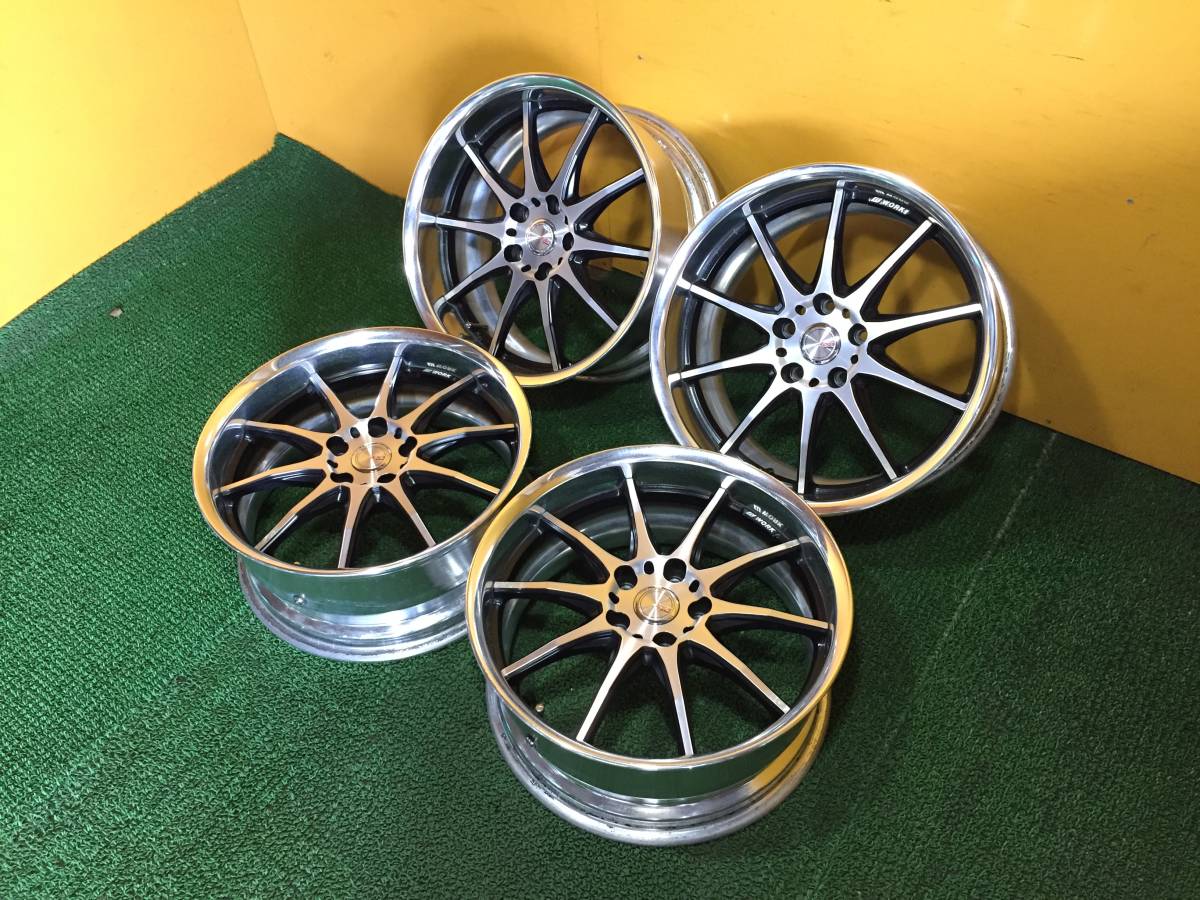 №916　WORK/ワーク　XSA　18ｘ8.0JJ 2本/18ｘ9.0JJ 2本　PCD114.3　5穴　4本セット　売切り！　100kg_2