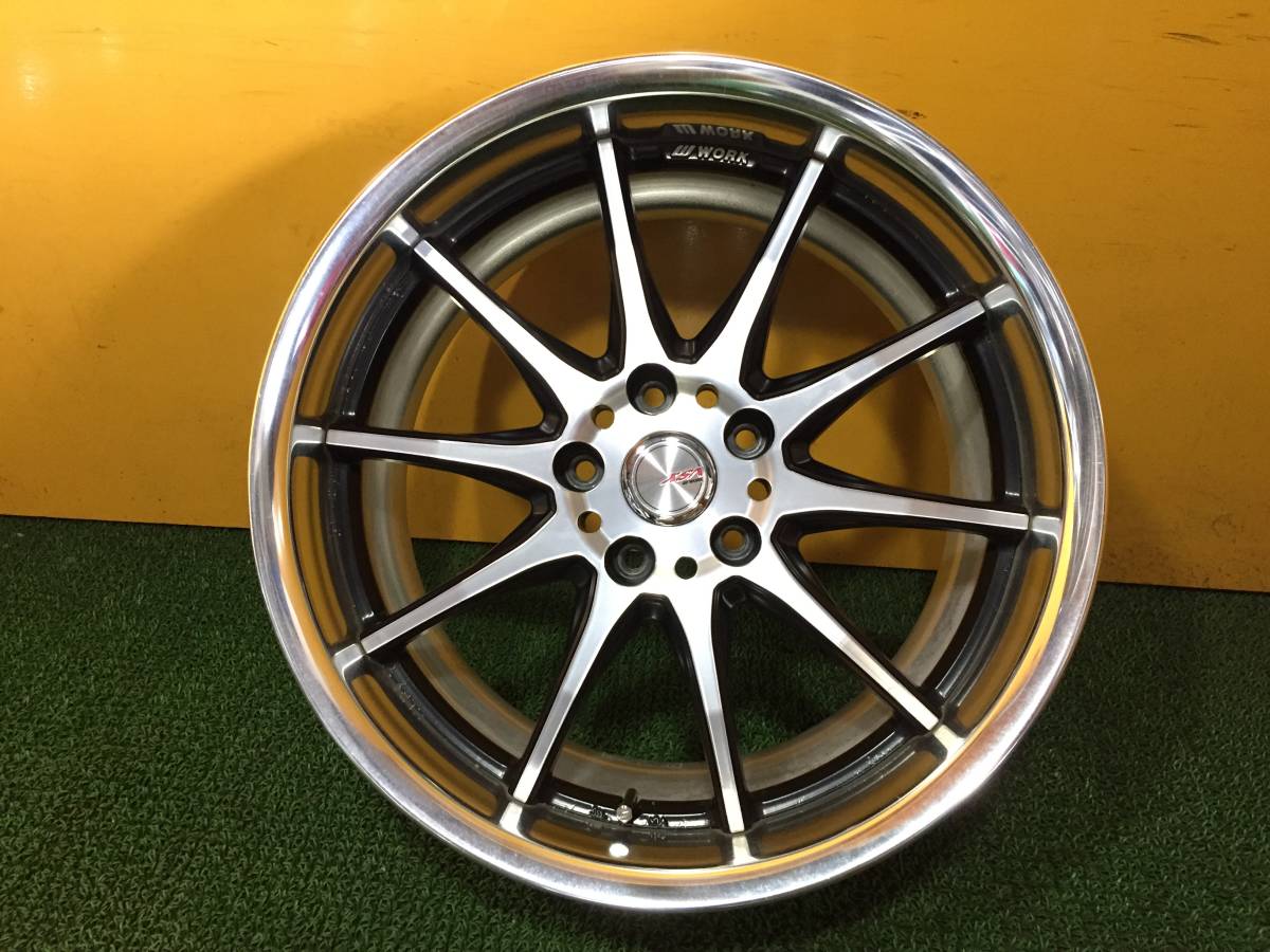 №916　WORK/ワーク　XSA　18ｘ8.0JJ 2本/18ｘ9.0JJ 2本　PCD114.3　5穴　4本セット　売切り！　100kg_3