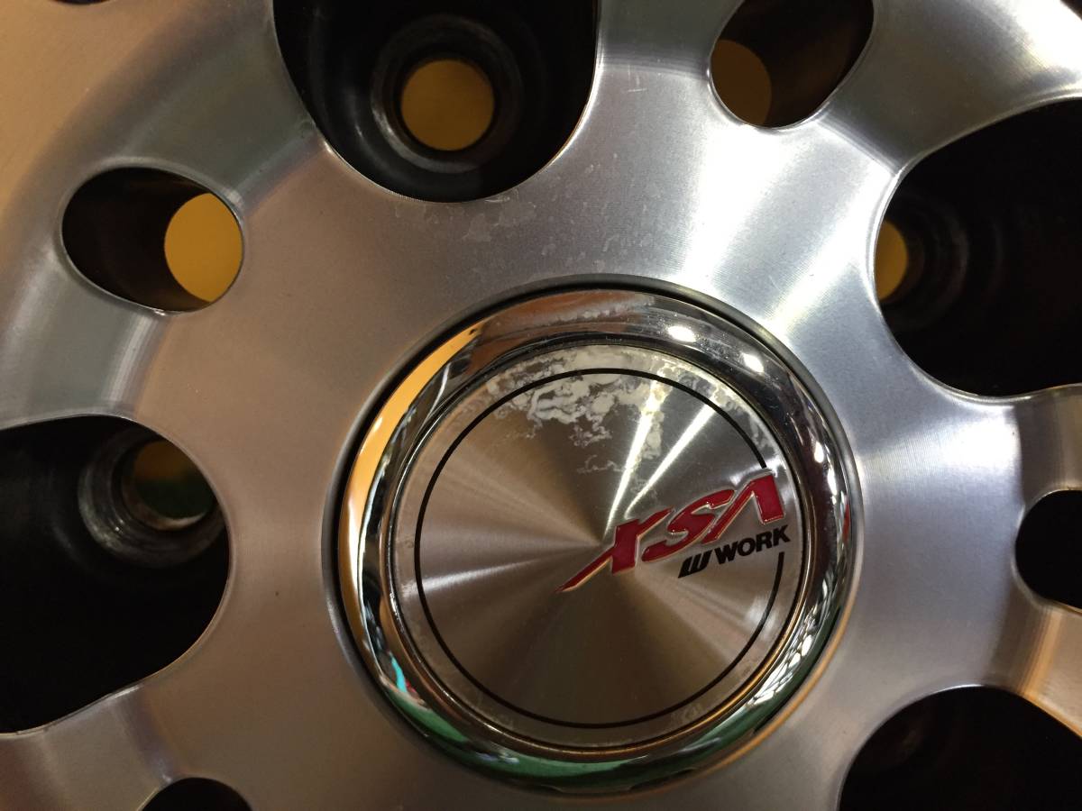 №916　WORK/ワーク　XSA　18ｘ8.0JJ 2本/18ｘ9.0JJ 2本　PCD114.3　5穴　4本セット　売切り！　100kg_8
