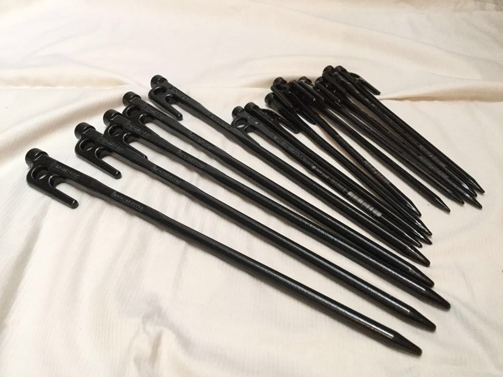 大人気，HOT スノーピーク ソリッドステーク20㎝&times;9本 30㎝&times;5本 送料370 ペグ snowpeak 鍛造スチールペグ(ペグ)｜売買されたオークション情報、yahooの商品情報をアーカイブ公開 - オークファン ペグ