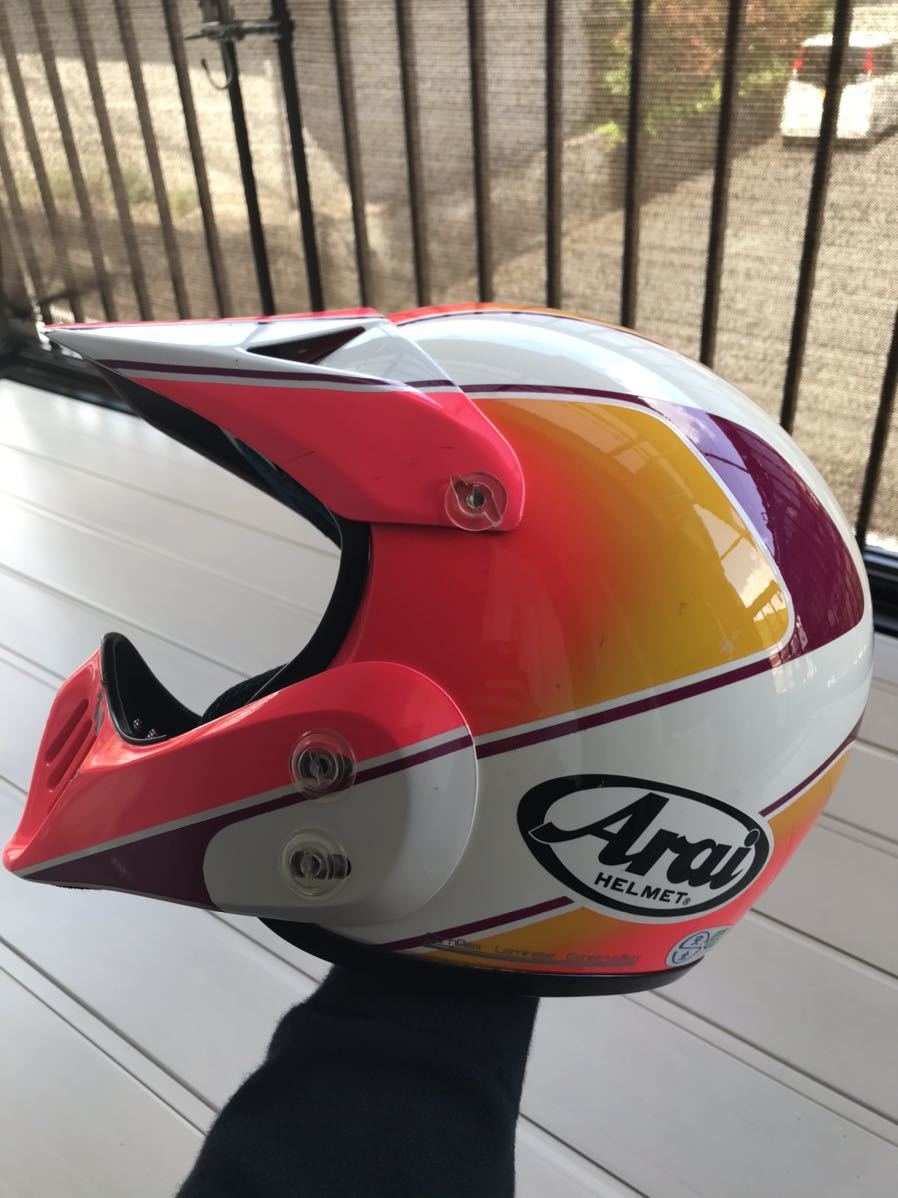 Arai アライ オフロード用ヘルメット MX-E 59-60cm 1989年製 アライ MX
