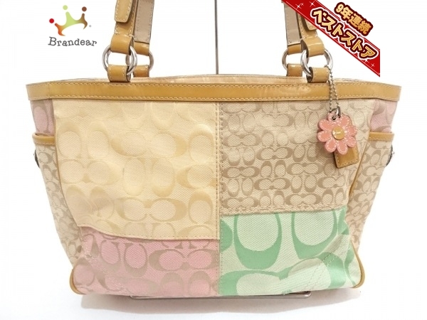 コーチ COACH ショルダーバッグ F14868 パッチワークシグネチャー 