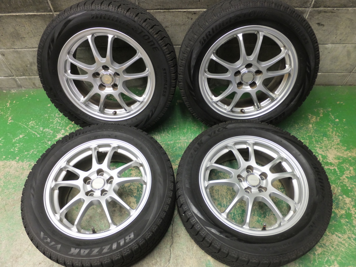 バリ溝！キレイ！9分☆86 BRZ 等 205/55R16 スタッドレス ブリヂストン
