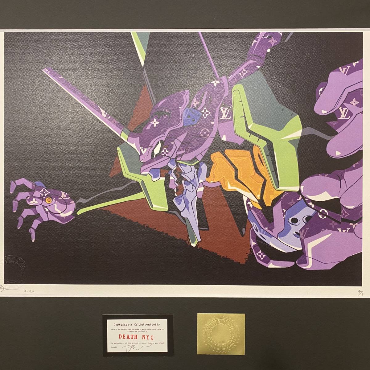GINZA絵画館】田島奈須美 リトグラフ版画「夢」裸婦・直筆サイン