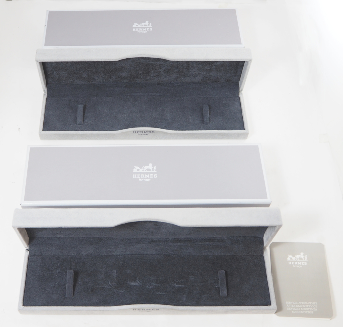 エルメス 時計ケース HERMES 空箱 - 7個セット グレー | BOX 時計用空箱