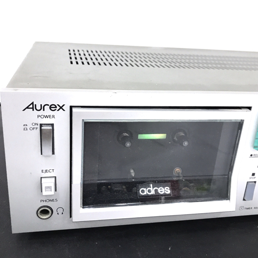AUREX PC-X55AD ステレオ カセットデッキ オーディオ機器 オーレックス