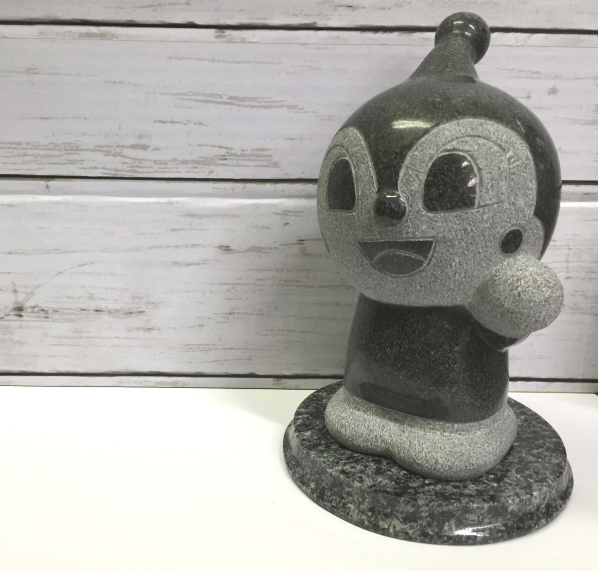 □ 展示 TAKAO 御影石 スタチュー ドキンちゃん 石像 園庭 置物 飾り