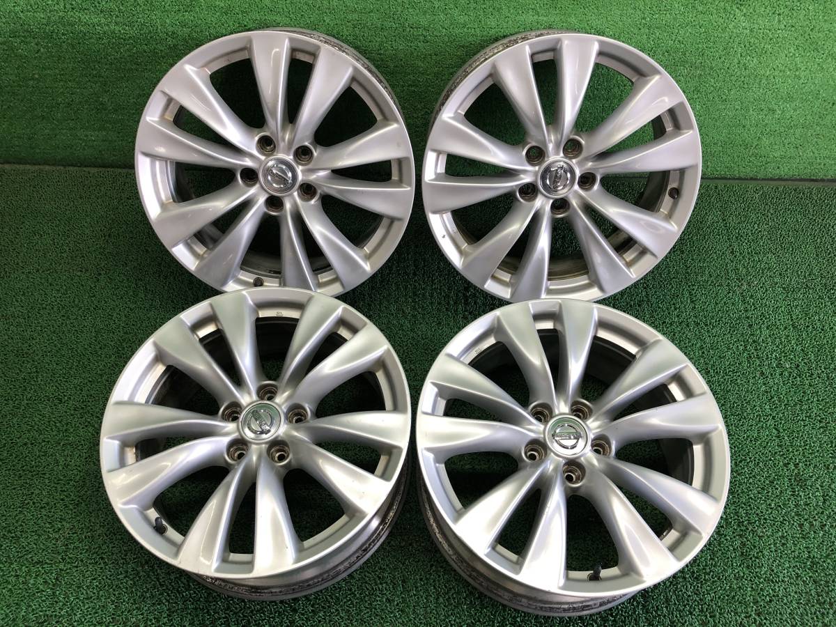 純正 フーガ 18インチ ホイール Y51 日産 BSレグノ +43 18X8J アルミ