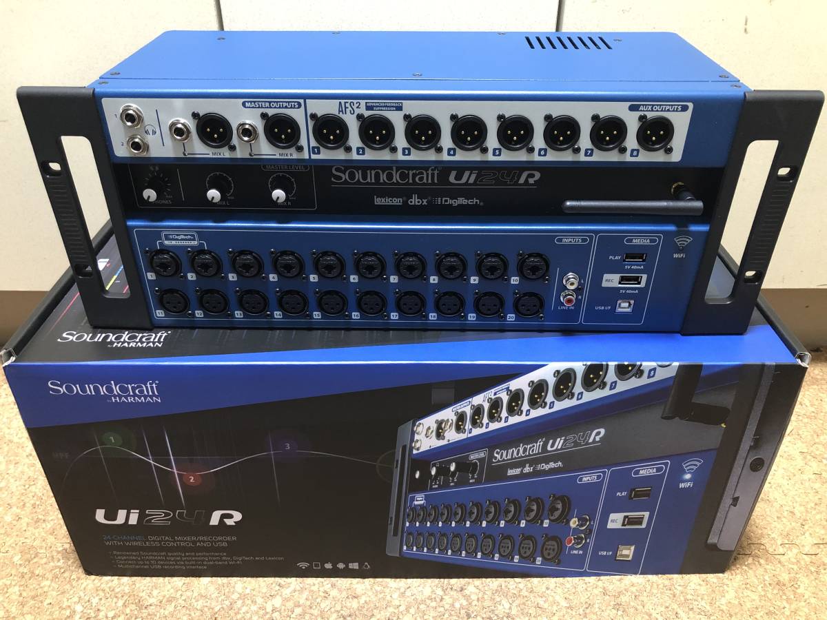 Ui24R Soundcraft | デジタルミキサー サウンドクラフト 定番 ( Wi-Fi 