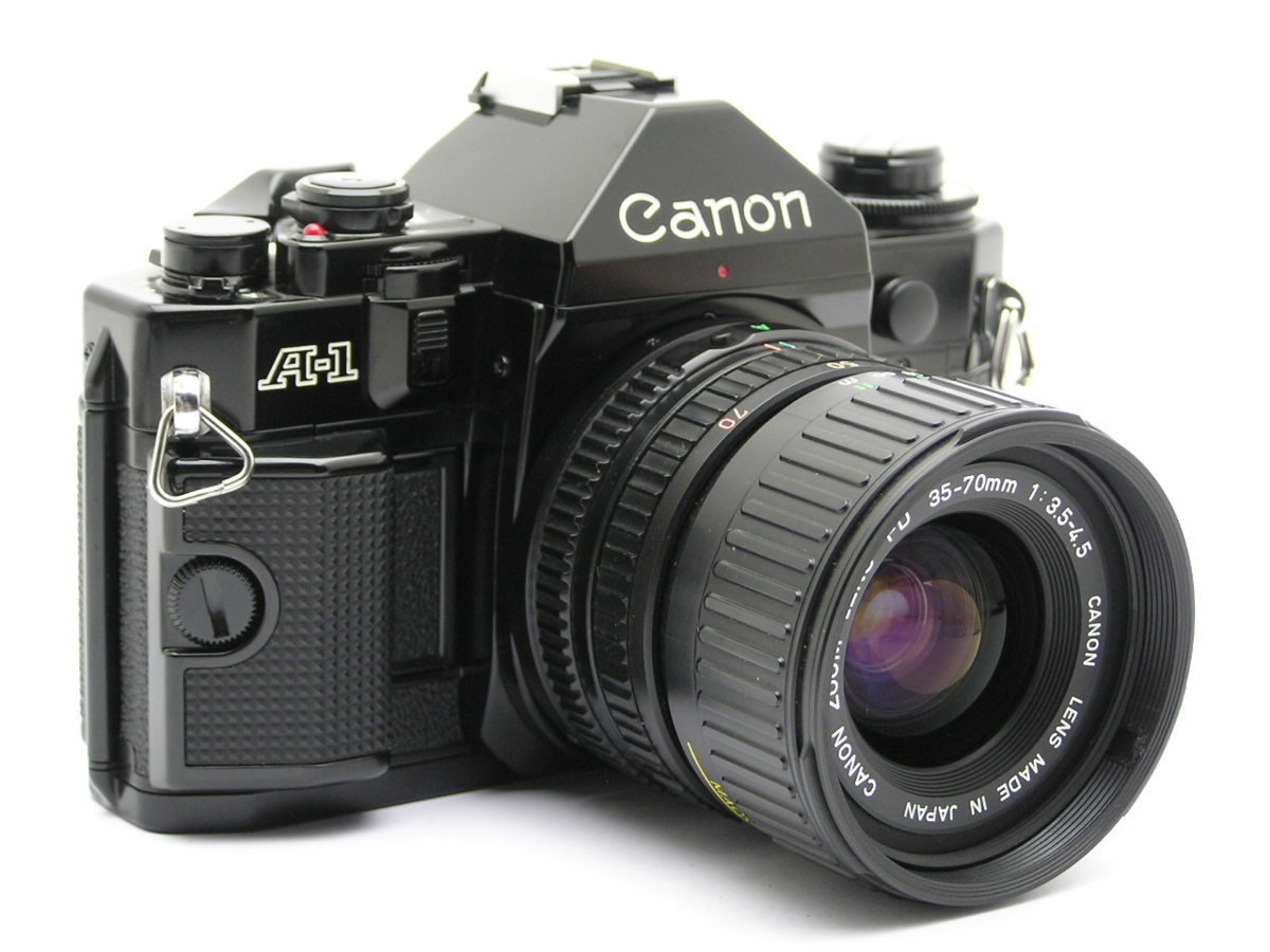 Canon A-1 ＋ FD135mm F3.5 レンズセット 動作・光学良好 Canon A-1 - FT A－1の通販 | Olympus 映画の中の、あのカメラ