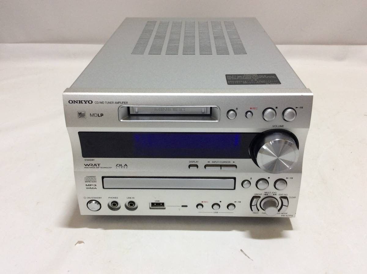 FR-N7FX ONKYO オンキョー CD 0 コンポ - MD CD⁄MDチューナーアンプ CD