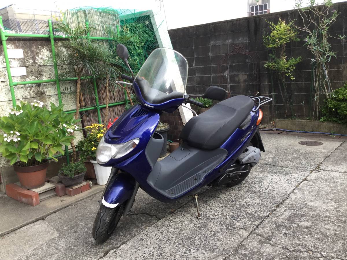 【SALE，定番人気】 スズキ ＳＵＺＵＫＩ アドレス110 2サイクル ジャンク レストアベース 部品取り(51cc-125cc)｜売買されたオークション情報、yahooの商品情報をアーカイブ公開 - オークファン 51cc-125cc