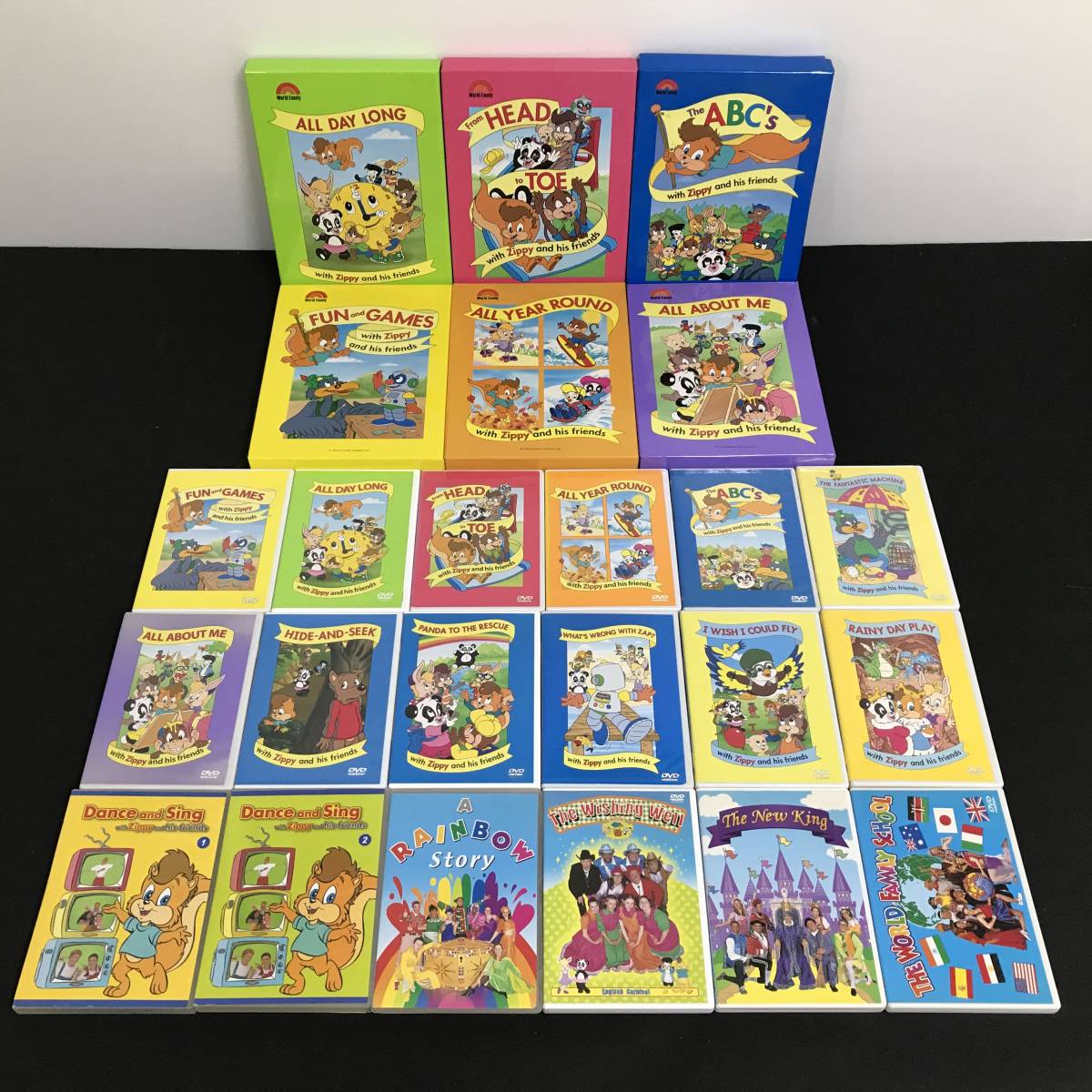 5944/ DWE ディズニー英語 Zippy and His Friends DVD CD CD-ROM 