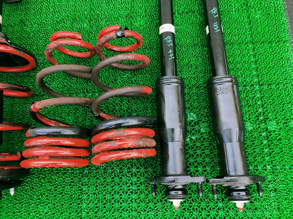 ステップワゴン RF3 RF5 RF7 RF4 RF6 RF8 激レア!! 良品!! rf3（サスペンション｜パーツ）：車用品<車 オプション （フルタップ式 車高調整キット FF専用 | リアキャンバー調整