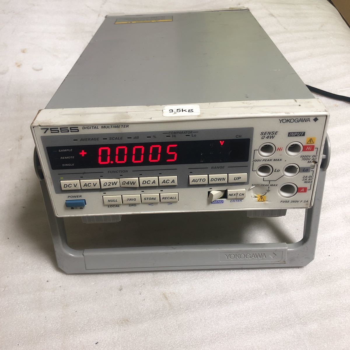 0 | 横河計測 Digital YOKOGAWA 7555-01 Multimeter Yokogawa デジタル