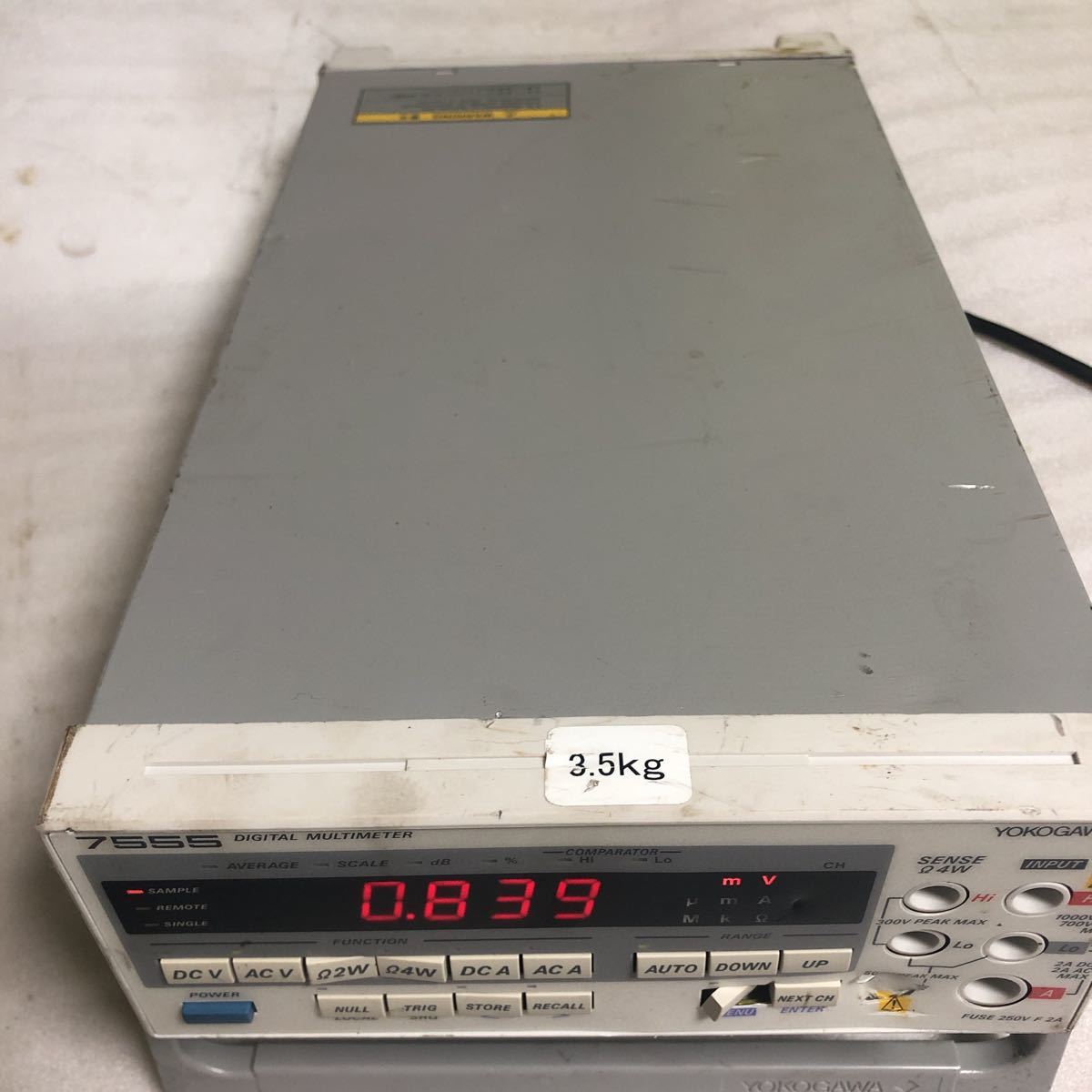 YOKOGAWA デジタルマルチメーター 7555 0 YOKOGAWA | part 1 デジタル