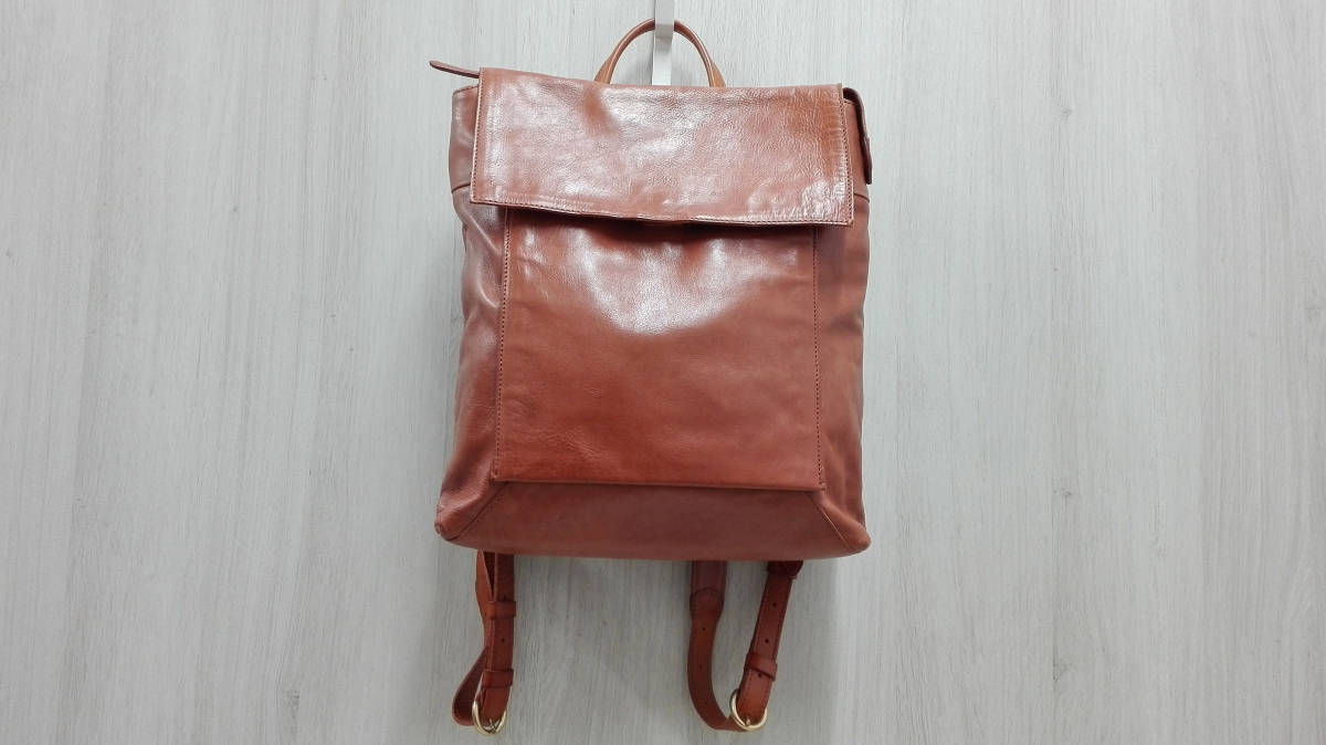 ゲンテン genten ブラウン レザーリュック 中古・古着通販genten 