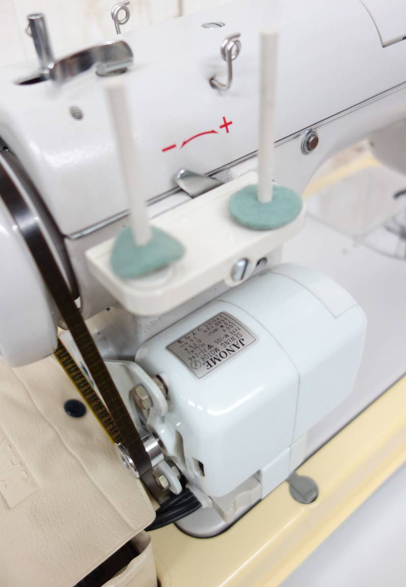 昭和レトロ RETRO ＊JANOME ジャノメミシン ＊MODEL 672 ＊電動足踏み