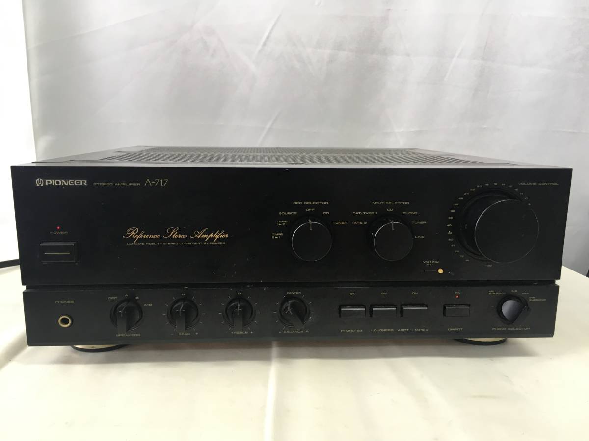☆173☆Pioneer パイオニア プリメインアンプ A-717 一般 アンプ