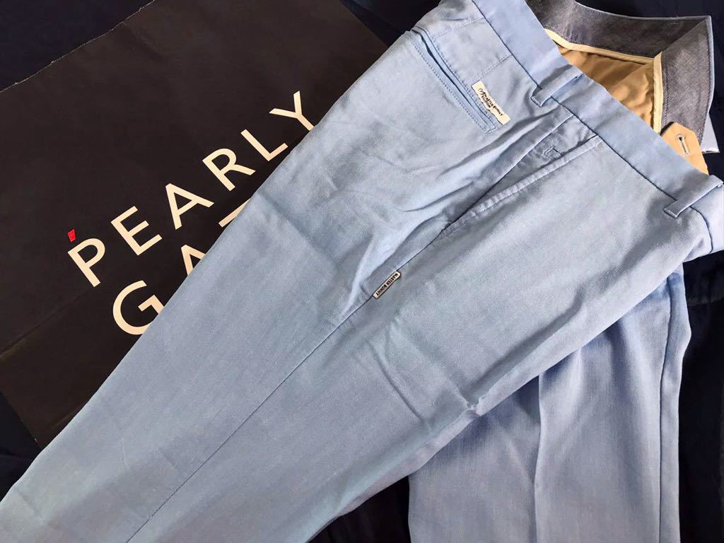 新品，セール 本物 12453125 PEARLY GATES パーリーゲイツ/マスターバニー 5 サイズL 超 ストレッチ パンツ(80cm～)｜売買されたオークション情報、yahooの商品情報をアーカイブ公開 - オークファン パンツ、スラックス