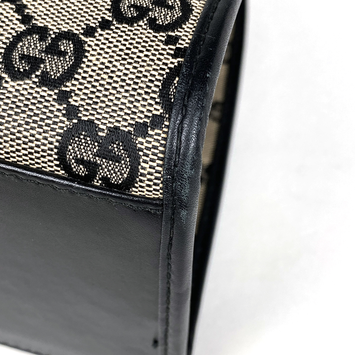 Gucci GGパターン ショルダーバッグ ブラック 0021067 中古 グッチ GUCCI GG柄 ジャッキーライン ショルダーバッグ ハンドバッグ