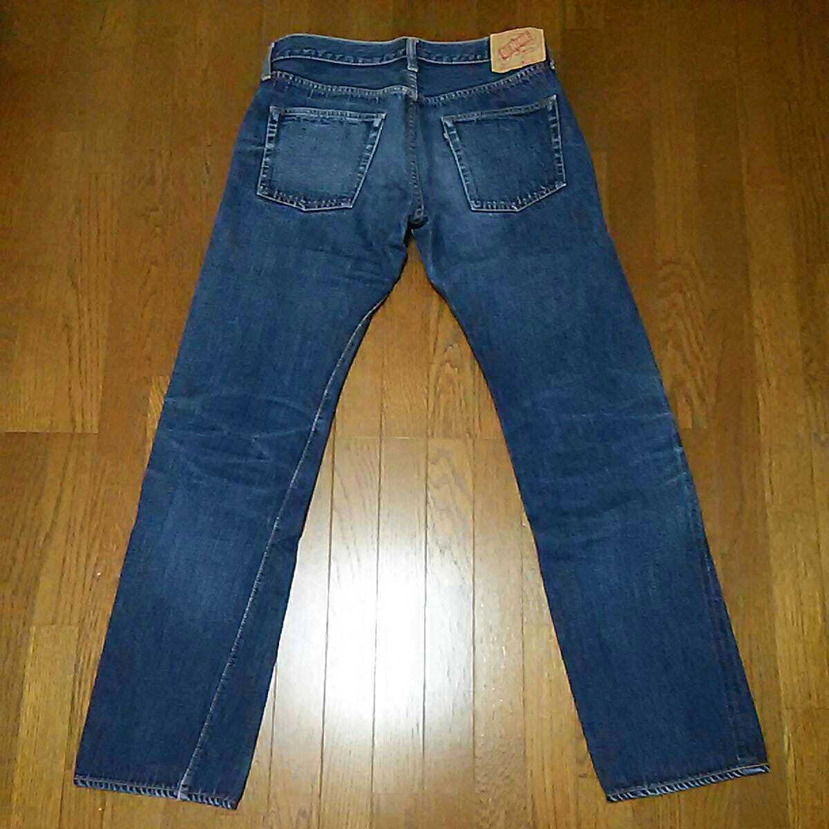旧ドゥニーム DENIME 66 ローライズ W32 希少品 SHINS製 色落ち抜群
