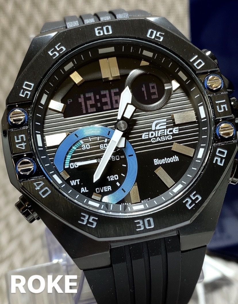  カシオ CASIO 正規品 腕時計 エディフィス EDIFICE 腕時計 Bluetooth クロノグラフ スマートフォンリンク 腕時計 アナデジ ブラック(EDIFICE)｜売買されたオークション情報、yahooの商品情報をアーカ EDIFICE