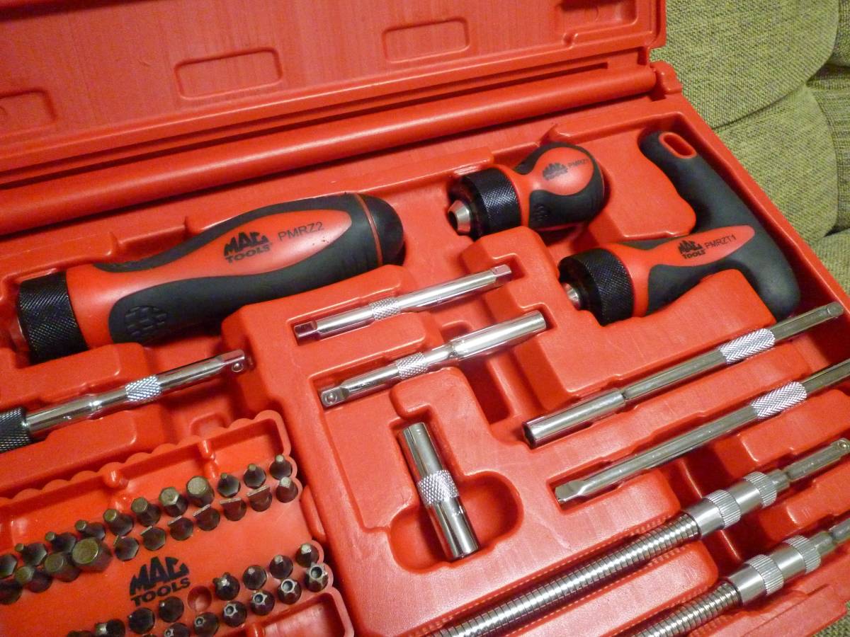 MAC TOOLS マックツール ラチェットドライバー 3本付き 1/4ビット フル 