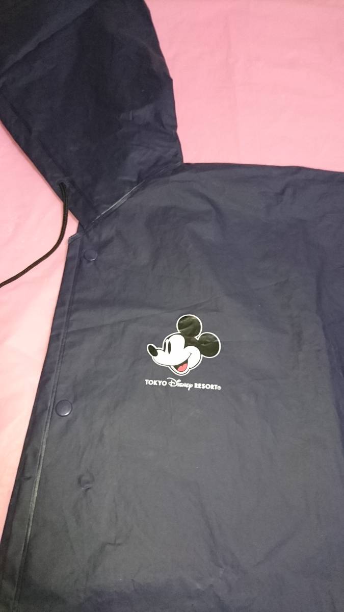 国内正規品 限定 ディズニーリゾート レインコート 130 紺色 チャンピオン