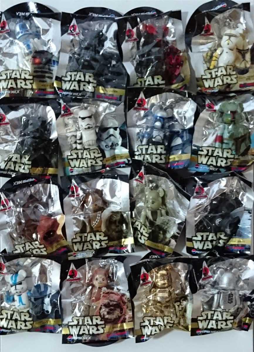  STAR WARS PEPSI NEX BE@RBRICK 全16種類コンプ ベアブリック スターウォーズ(キューブリック、ベアブリック)｜売買されたオークション情報、yahooの商品情報をアーカイブ公開 - オークファン キューブリック、ベアブリック