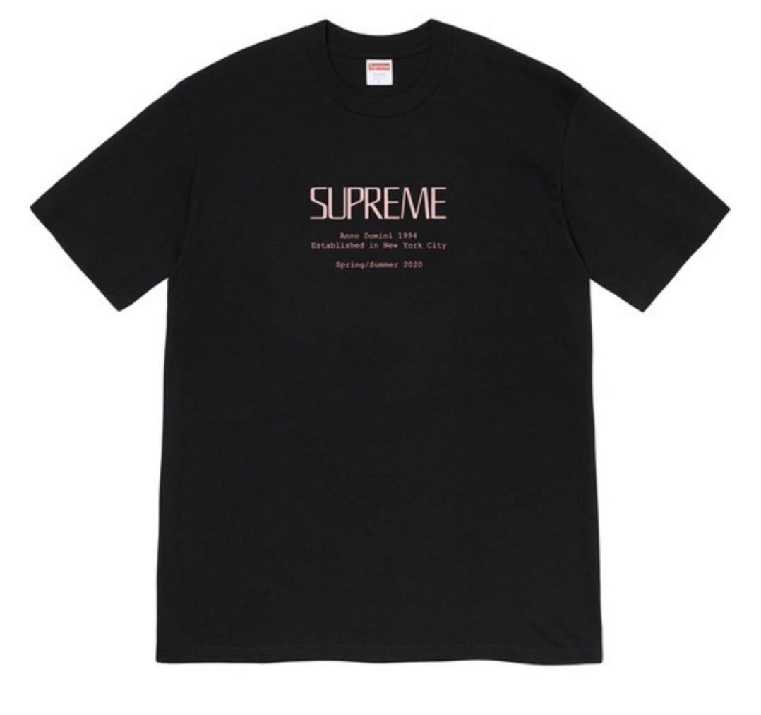 Supreme シュプリーム Anno Domini Tee Black Tシャツ ブラック Large Lサイズ