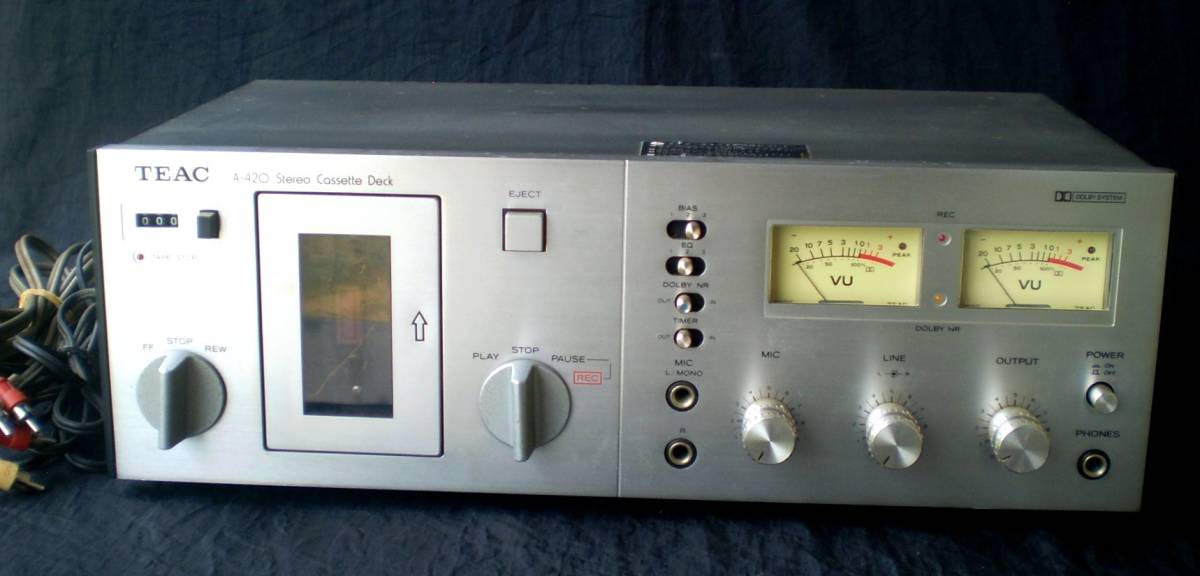 TEAC ティアック ステレオ カセット デッキ A-420 DOLBY