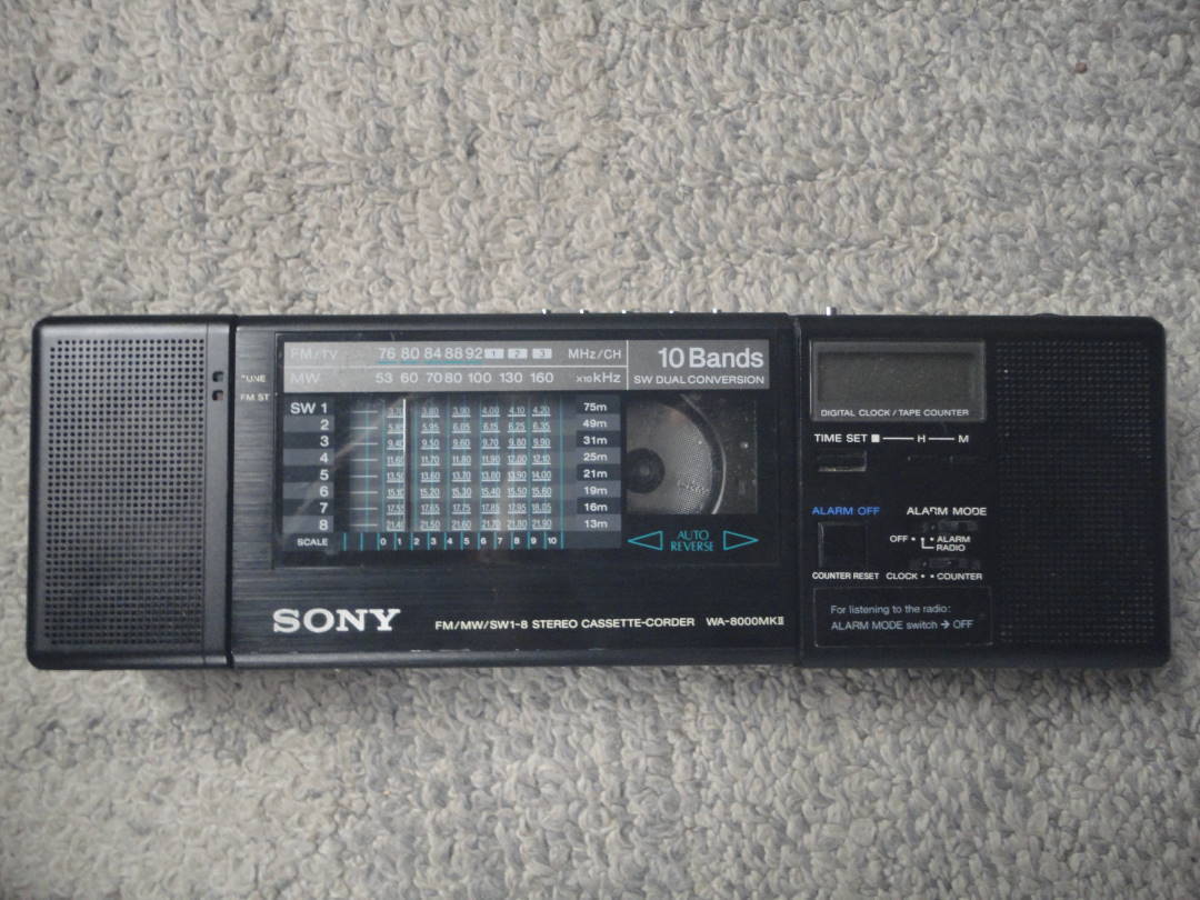 SONY WA-8000MKII ラジオカセットレコーダー