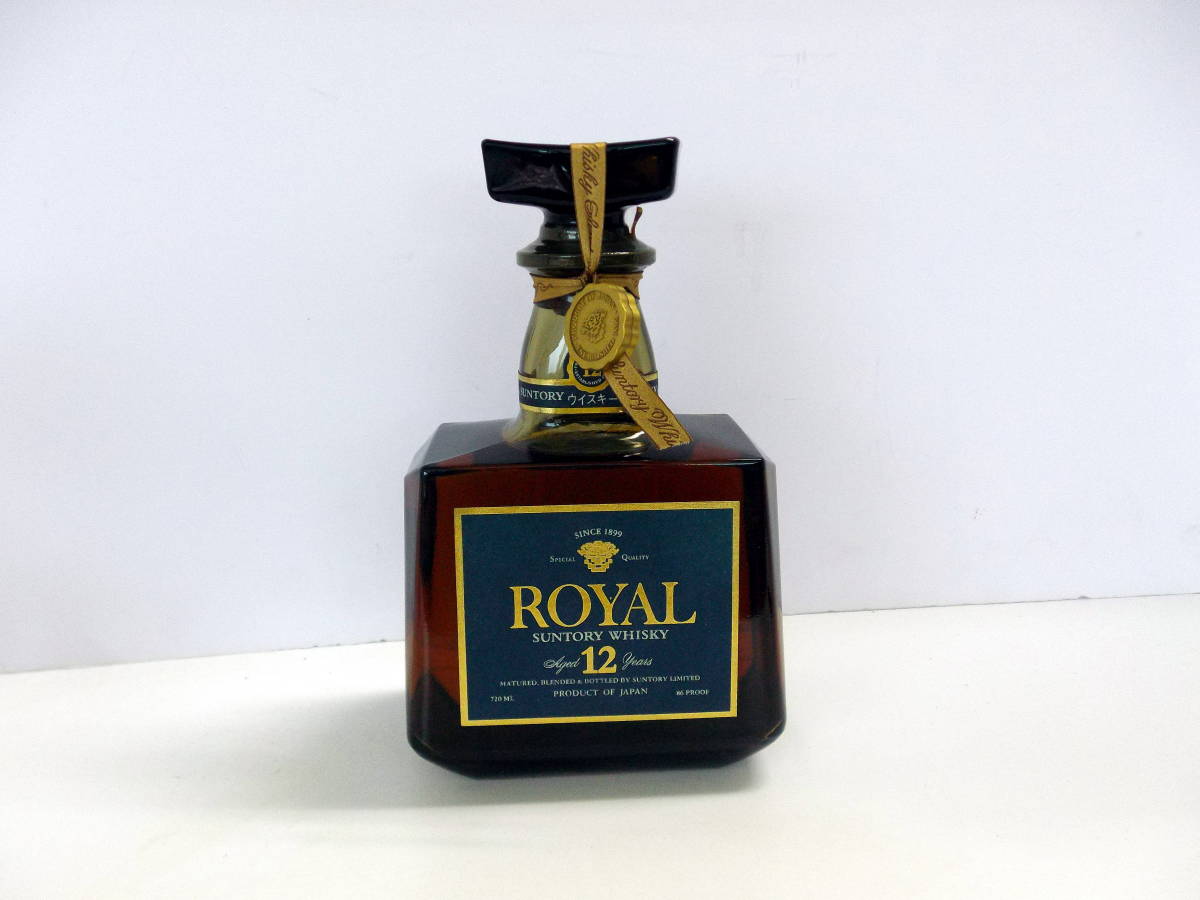 K926 ROYAL 12年　SUNTORY WHISKY サントリーウィスキー　720ml 43% ローヤル プレミアム12年　 未開封　古酒　 Whisky Suntory 0 Malt Single Hammer