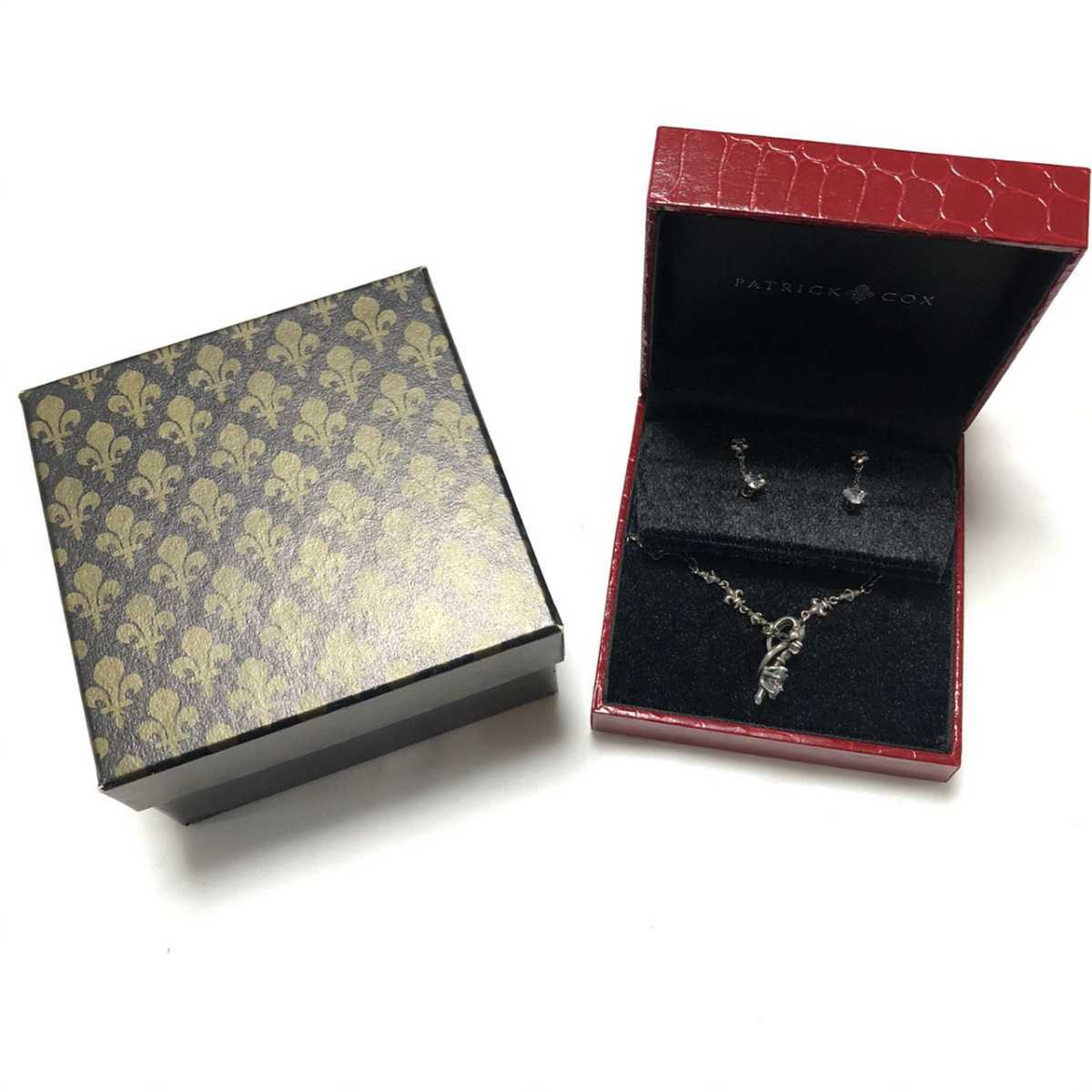 PATRICK COX パトリックコックス シルバー ネックレス ピアス セット