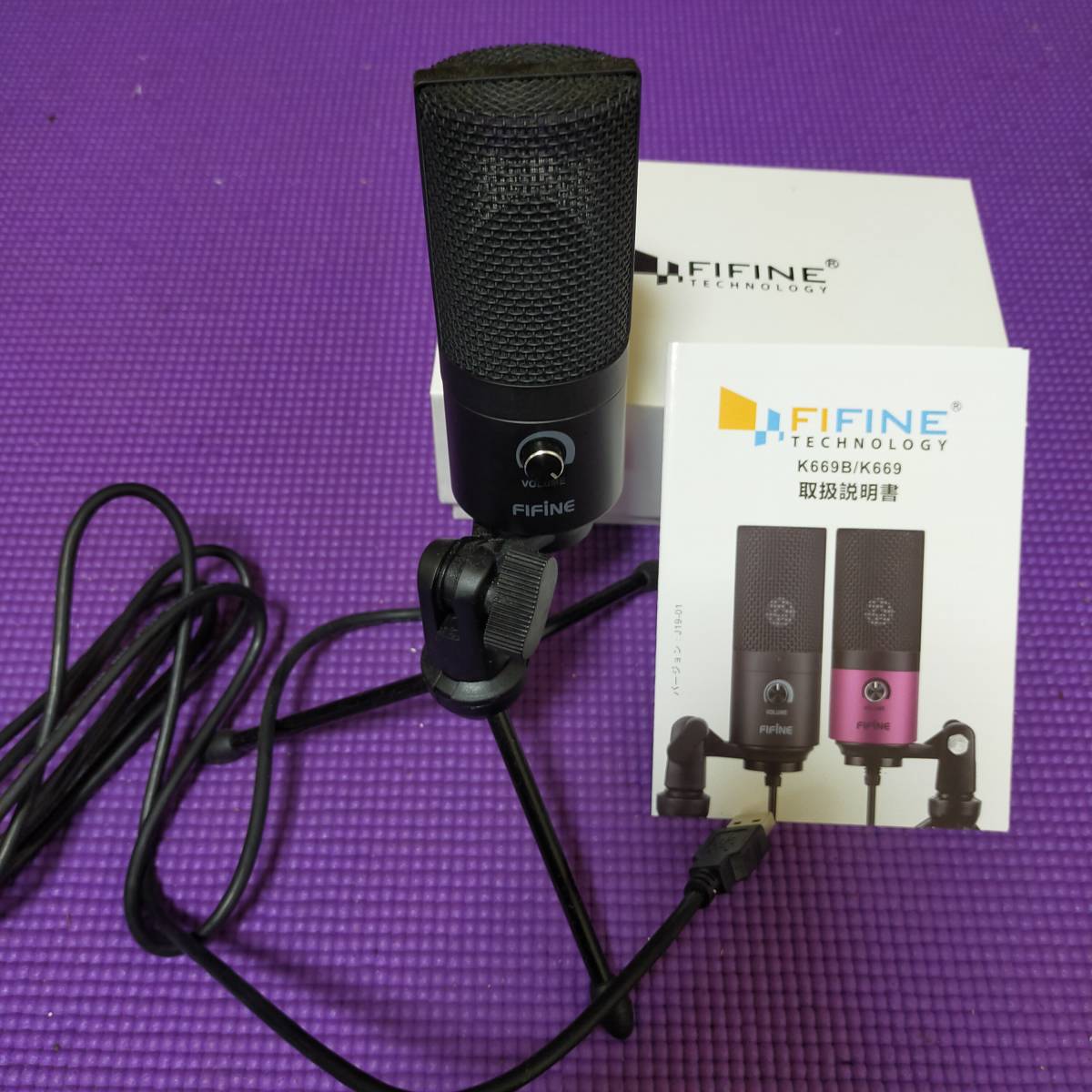 100%新品，限定セール FIFINE USBコンデンサーマイク K669B(コンデンサーマイク)｜売買されたオークション情報、yahooの商品情報をアーカイブ公開 - オークファン コンデンサーマイク