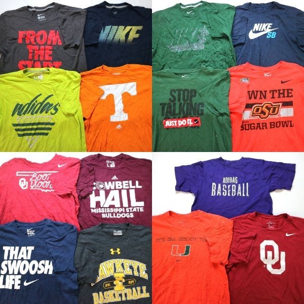 Nike ナイキ 他 スポーツブランド Tシャツ セット 半袖 バスケ 練習着 L 15枚セット まとめ 古着 1円スタート 最落なしma9604 Lサイズ 売買されたオークション情報 Yahooの商品情報をアーカイブ公開 オークファン Aucfan Com