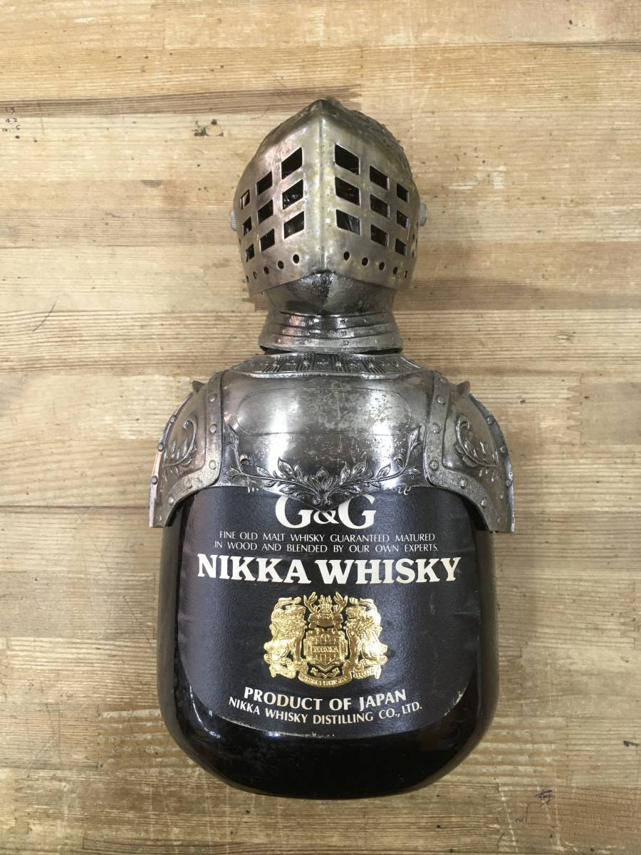 プライスダウン 1円 未開栓 ニッカ ウイスキー G&G 特級 甲冑鎧兜