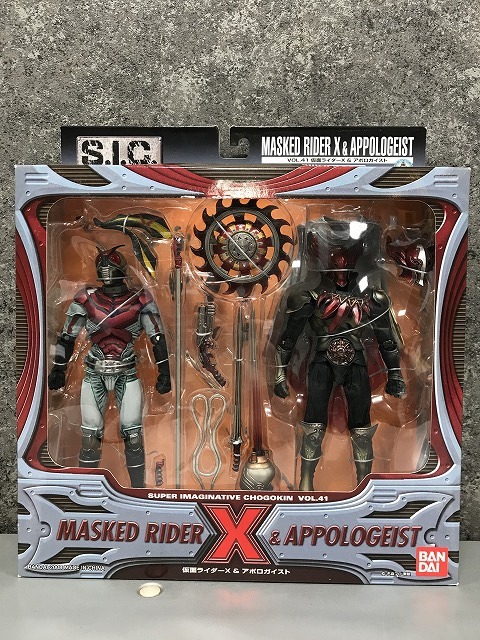 【高品質，100%新品】 〇S.I.C. VOL.41 仮面ライダーX&アポロガイスト バンダイ(仮面ライダーX)｜売買されたオークション情報、yahooの商品情報をアーカイブ公開 - オークファン 仮面ライダーX
