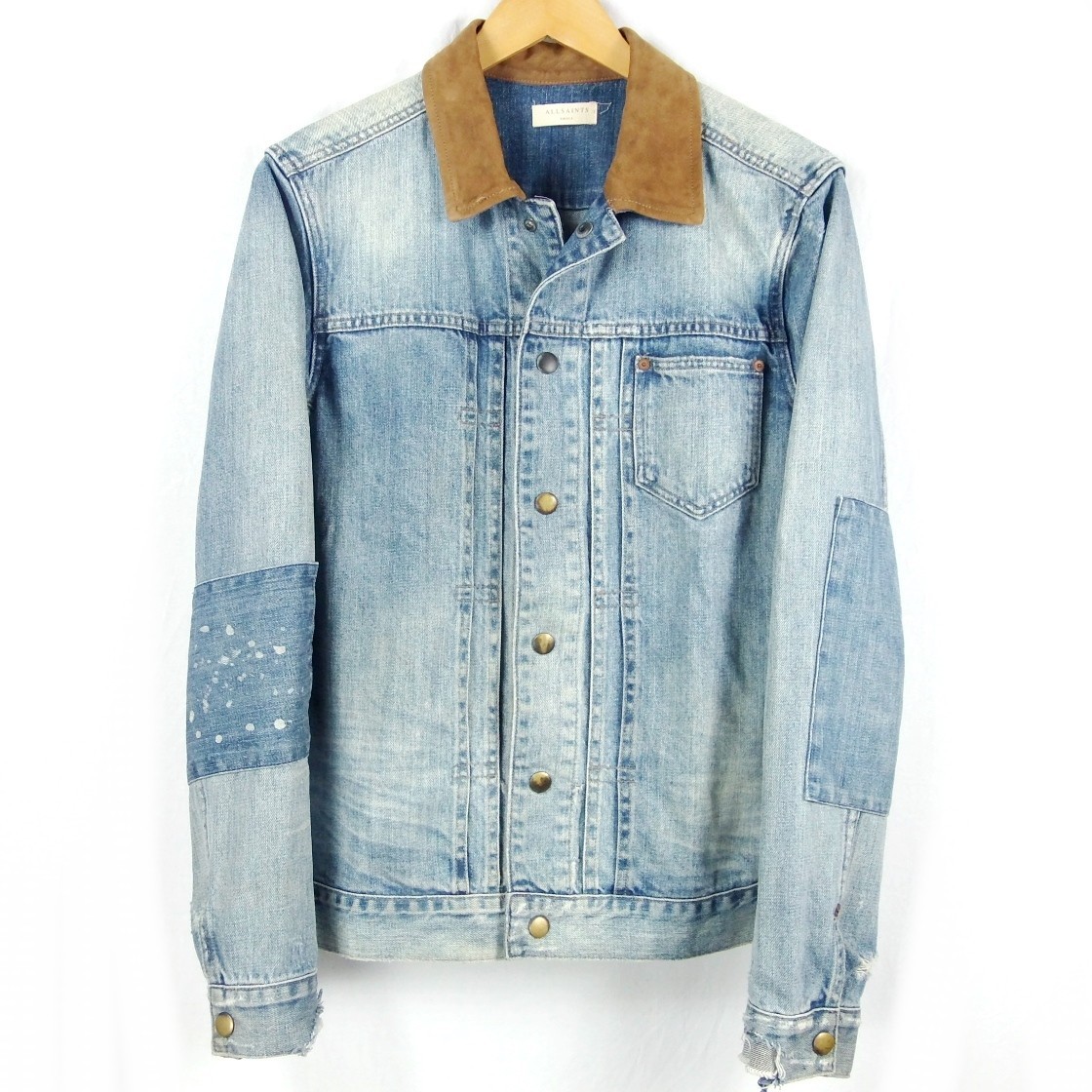 □ALLSAINTS オールセインツ / IBANEZ JACKET / インディゴ ダメージ 