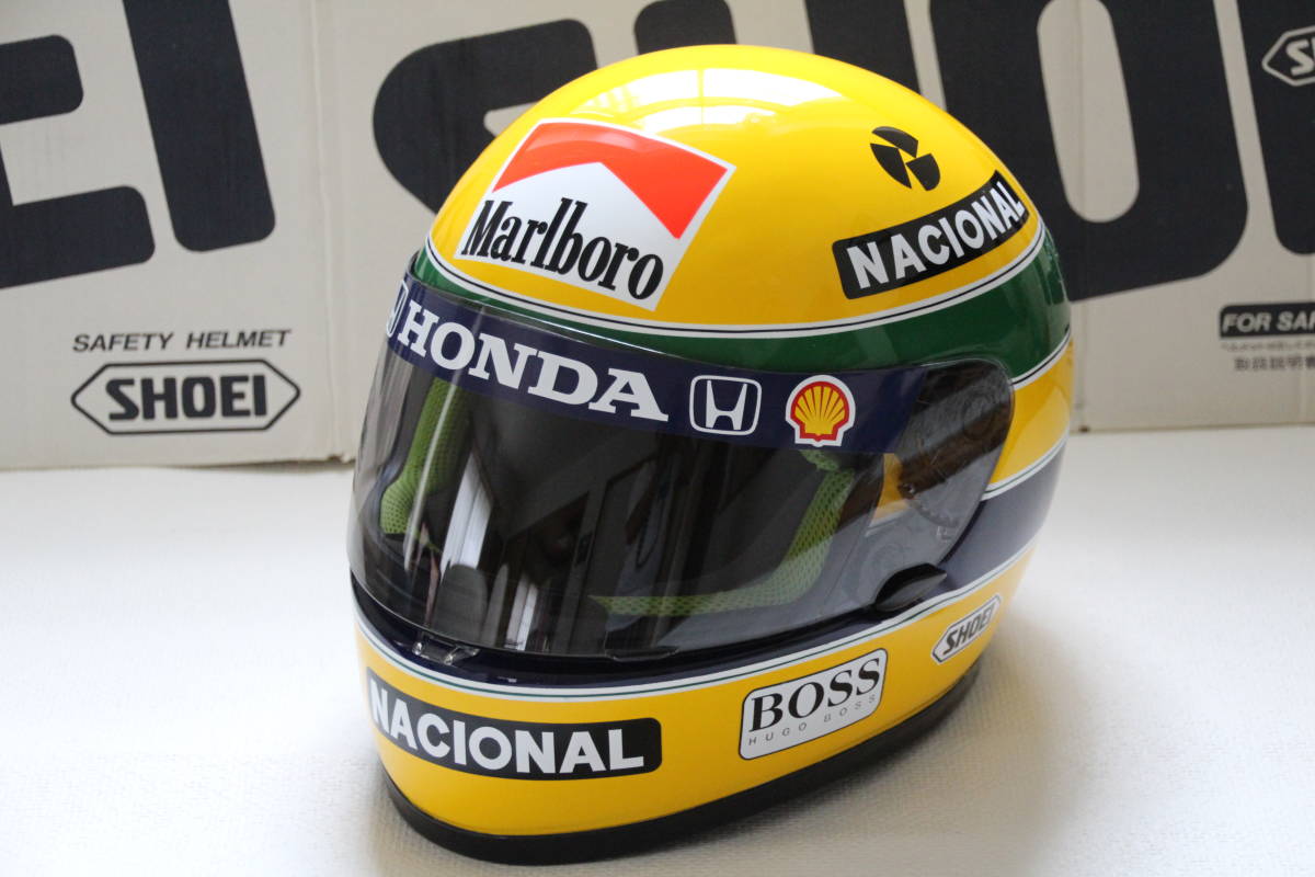 SHOEI ヘルメット アイルトン セナ グリーン内装 ショウエイ Z-4 