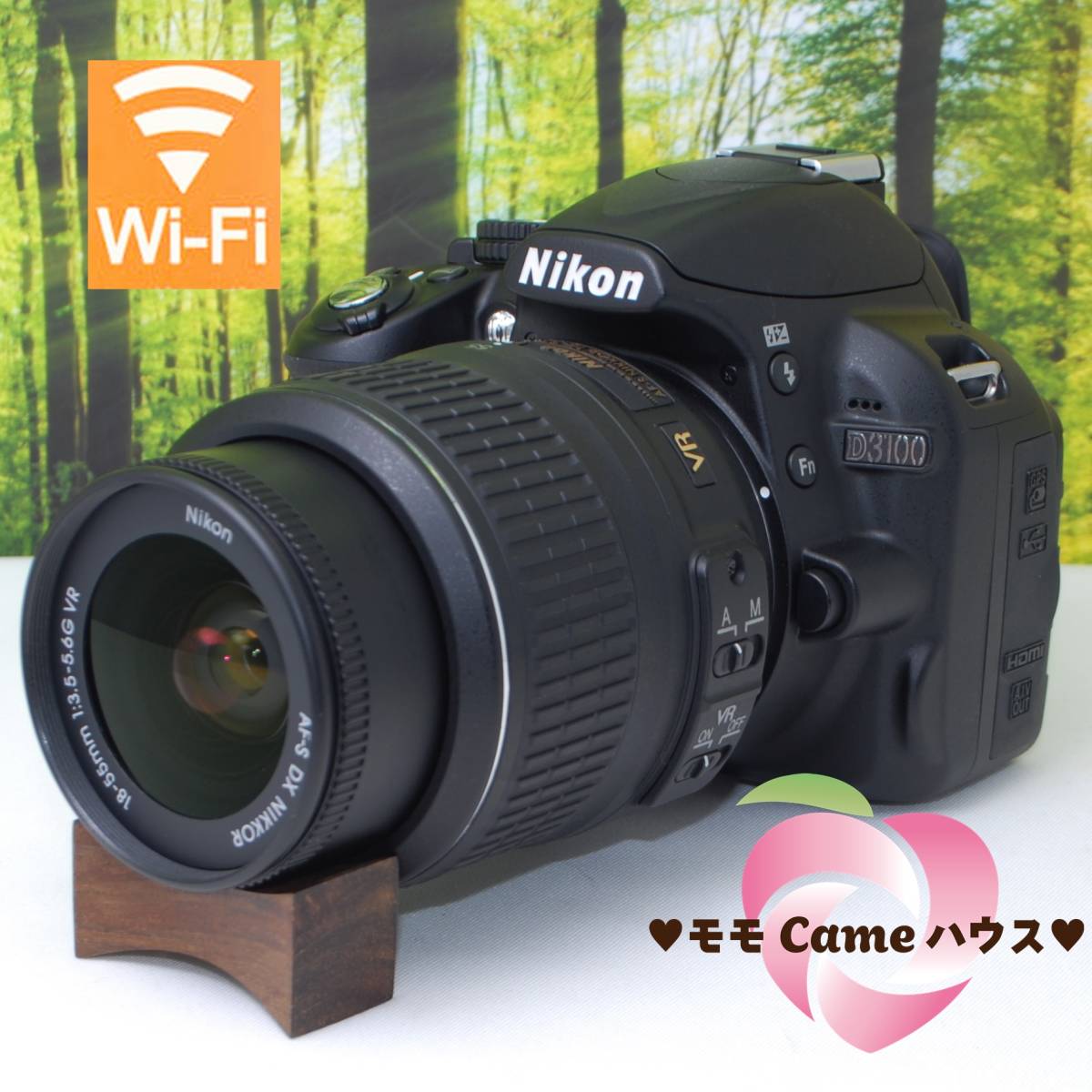 ✨ガイド機能付き✨ Nikon D3100 ニコン スマホ転送 一眼レフ カメラ S 