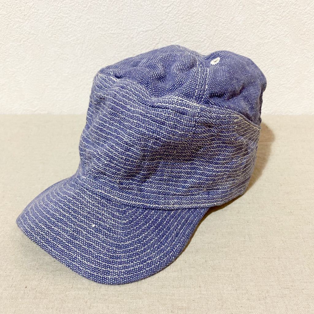 kapital キャピタル 老人と海キャップ デニムキャップ kapital キャピタル 12ozデニム 老人と海CAP (クラッシュリメイク