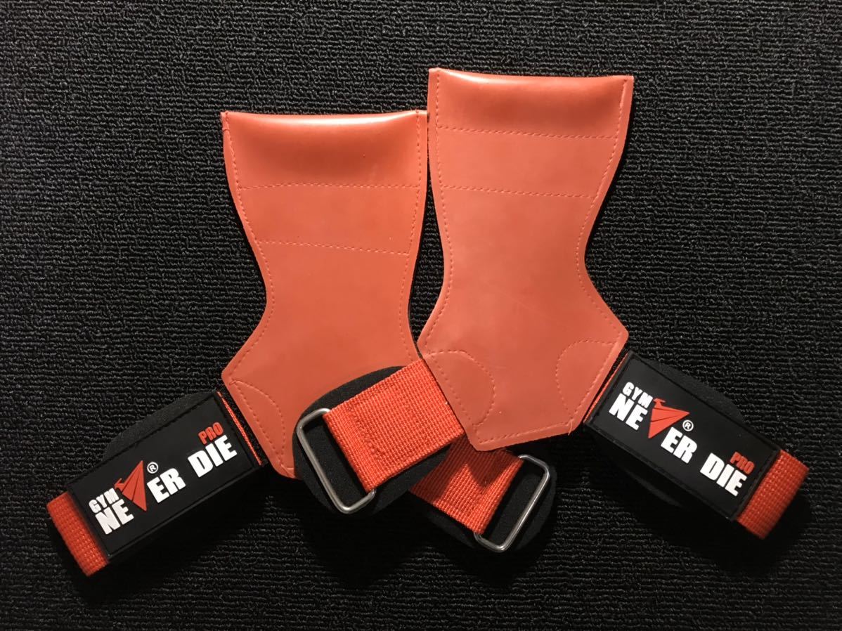 パワーグリップ プロ S、Mサイズの通販 by – GYM DIE NEVER フルレッド - | フルブラック GYMNEVERDIE Power Grip サイズ