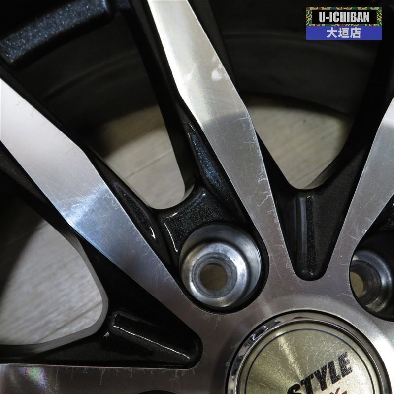 安い！！プリウスα 17インチ タイヤホイールセット JPスタイル 7-17+38 5H114 グッドイヤー LS2000 215/50R17 SAI イプサム にも　002 17インチ プリウスα プリウスα（リム径（インチ）17）（スタッドレスタイヤ 販売中 17インチ中古ホイール＆タイヤセット 安い