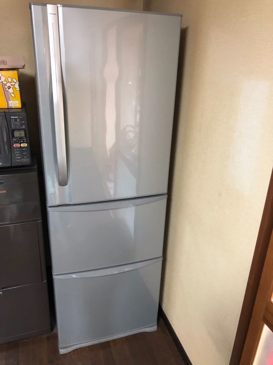 東芝 ノンフロン冷凍冷蔵庫 GR-B38N 3ドア 375L TOSHIBA TOSHIBA