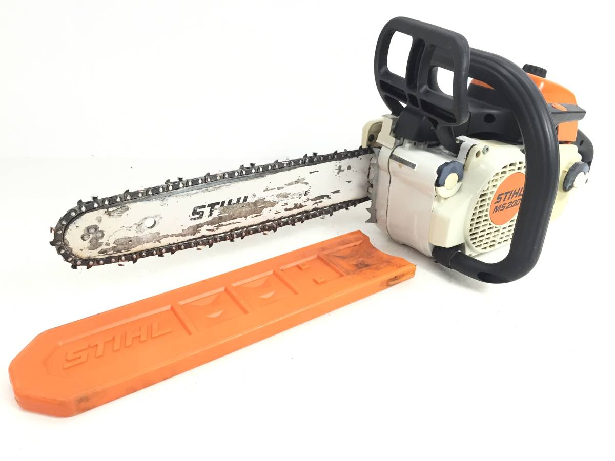格安，限定セール 327834 動作確認動画あり STIHL/スチール エンジンチェーンソー MS200 ガイドバー350mm 管 a0807-3-4.5k(チェーンソー)｜売買されたオークション情報、yahooの商品情報をアーカイブ公開 - オークファン 木工用