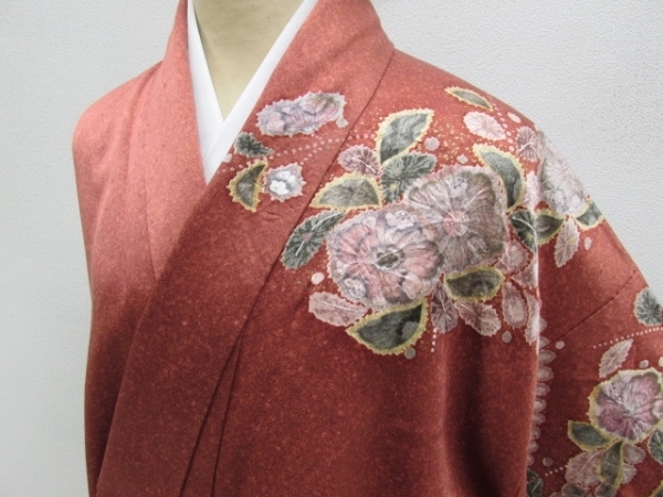 訪問着) 辻が花 作家物 孝美 - メルカリ｜訪問着・付け下げ